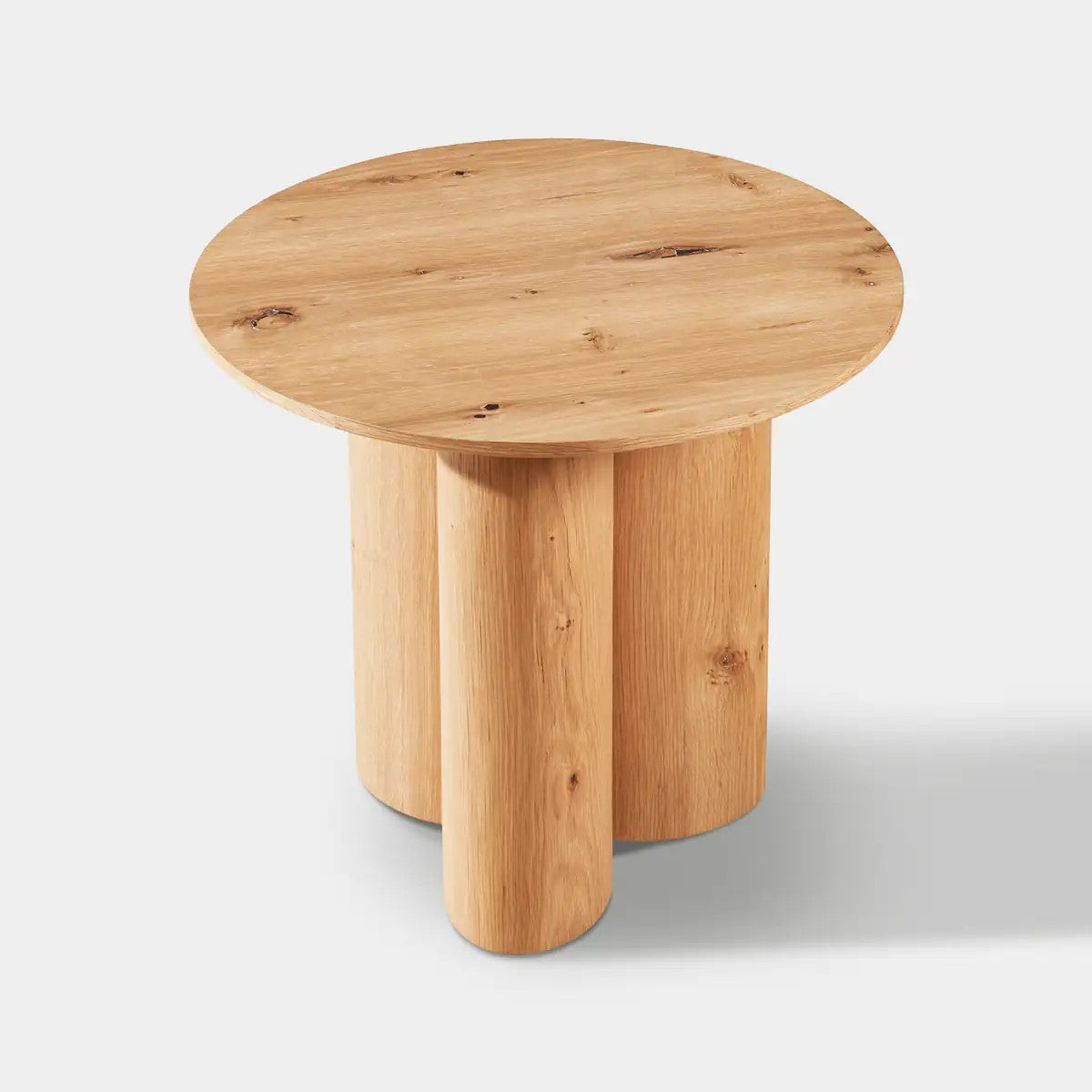 Lira Solid Oak Side Table 24"D