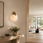 Lynn Orb Single Glass Wall Sconce