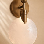 Lynn Textured Glass Double Wall Sconce