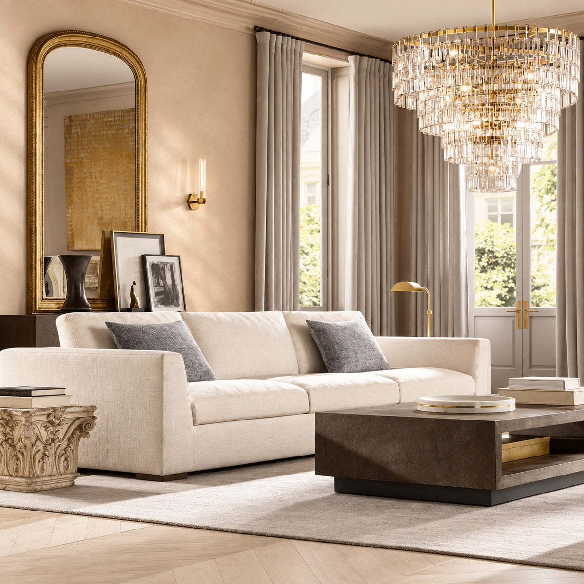 MarKim Tiered Round Chandelier 48''