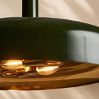 Micah Gloss Lacquer & Brass Pendant
