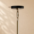 Micah Gloss Lacquer & Brass Pendant