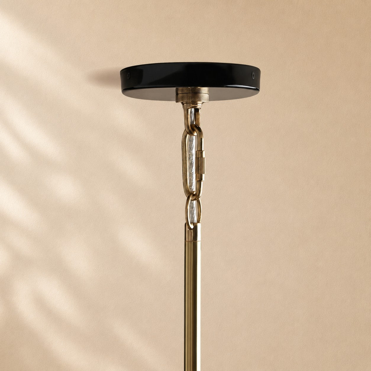 Micah Gloss Lacquer & Brass Pendant