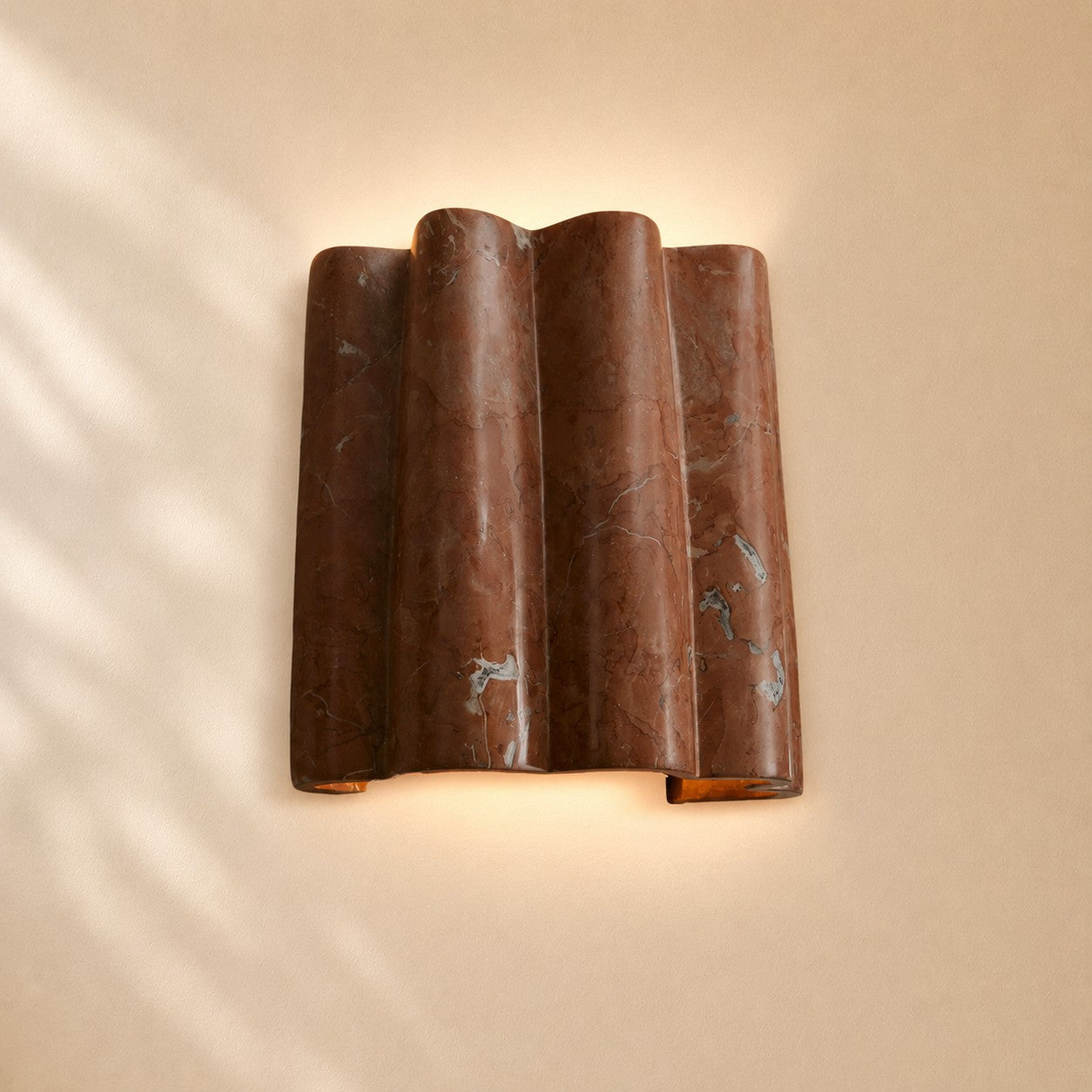 Mond Sculptural Marble Wall Sconce