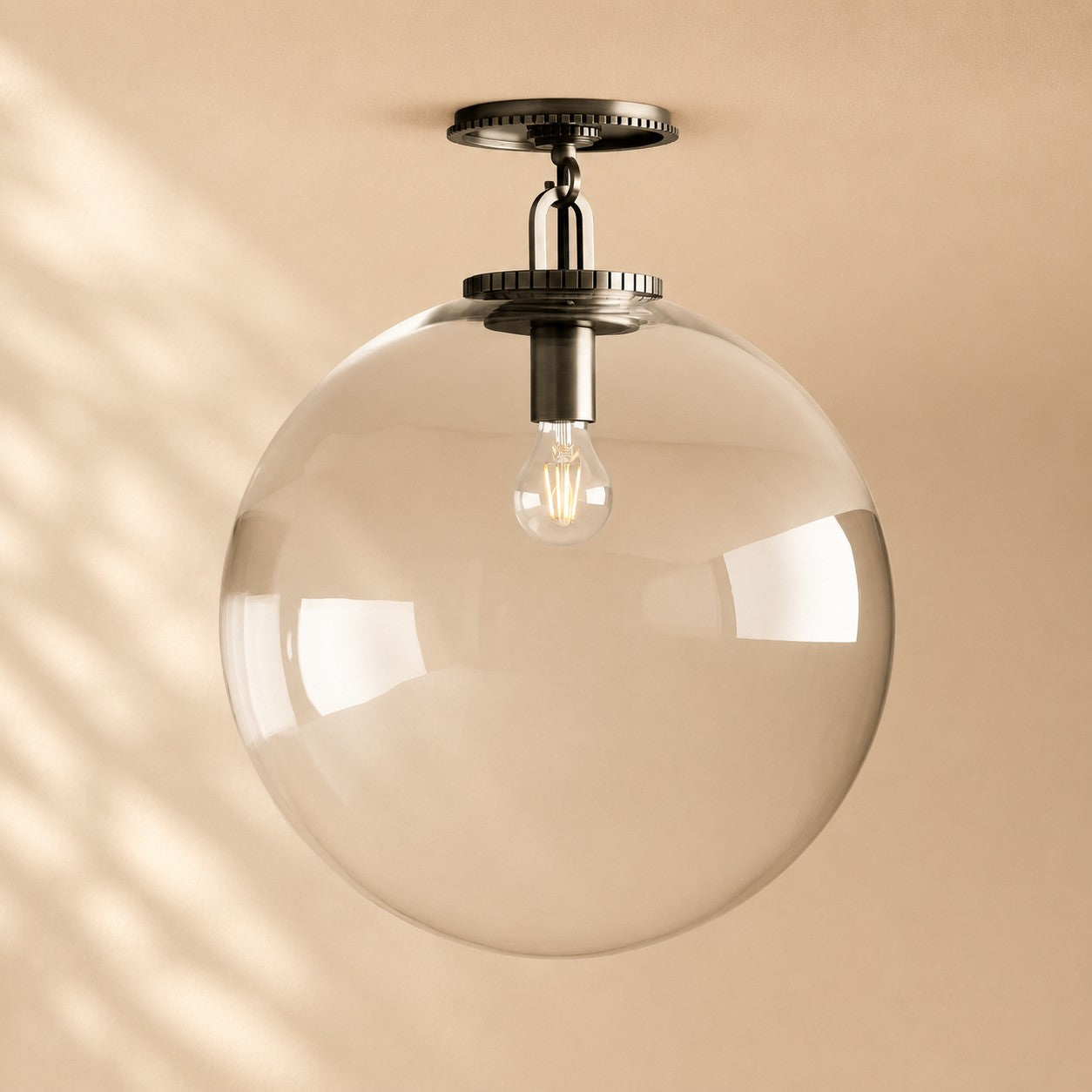 Nelson Globe Flush Mount