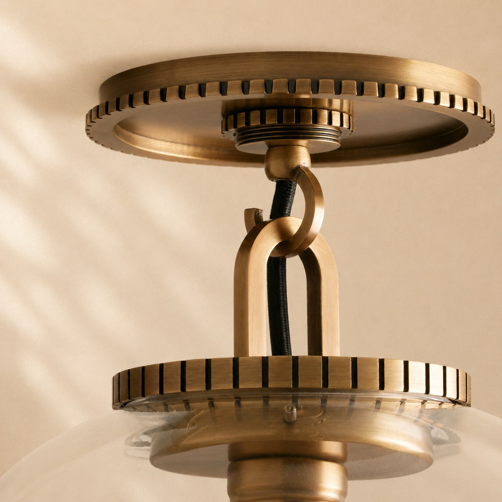 Nelson Globe Flush Mount