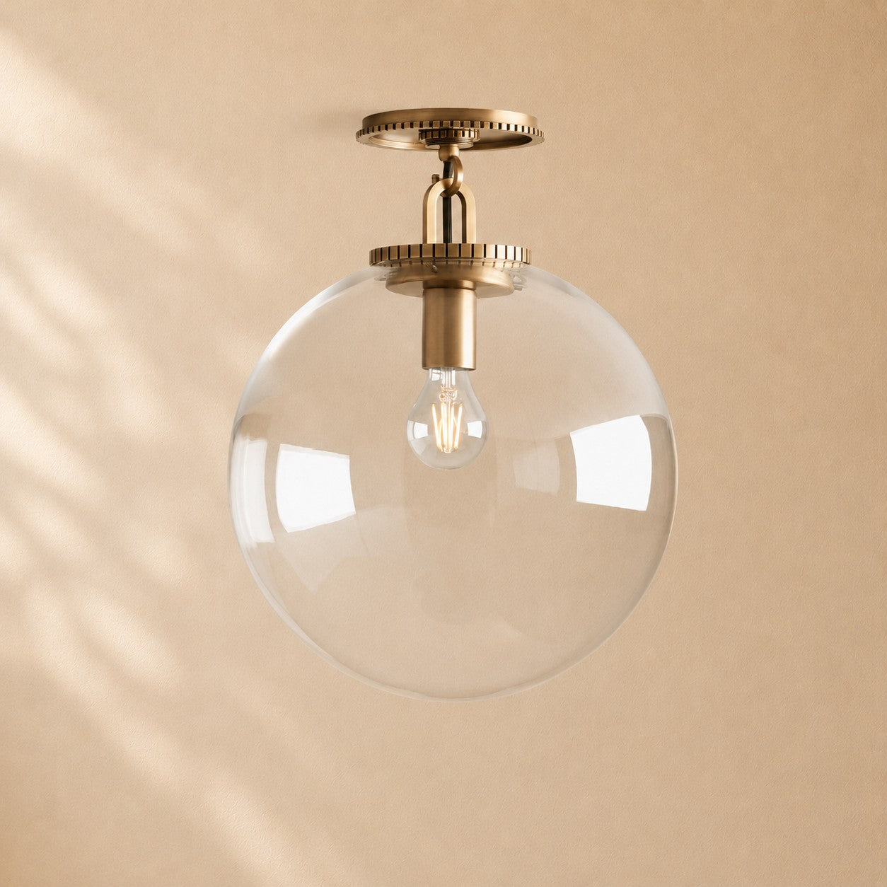 Nelson Globe Flush Mount