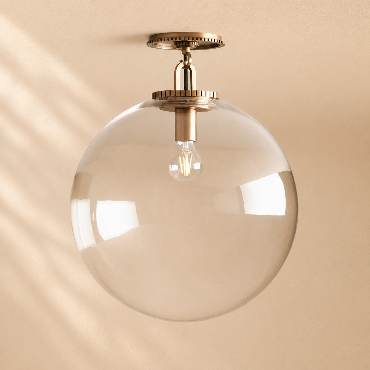 Nelson Globe Flush Mount