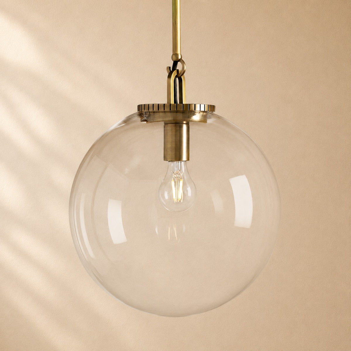 Nelson Globe Pendant with Rod