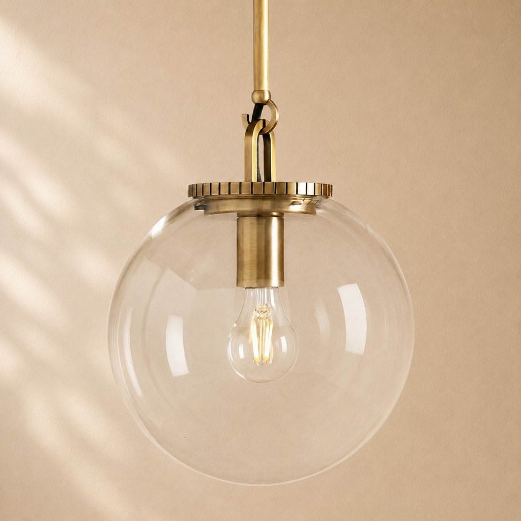 Nelson Globe Pendant with Rod