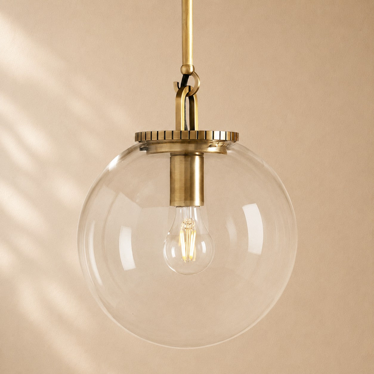 Nelson Globe Pendant with Rod