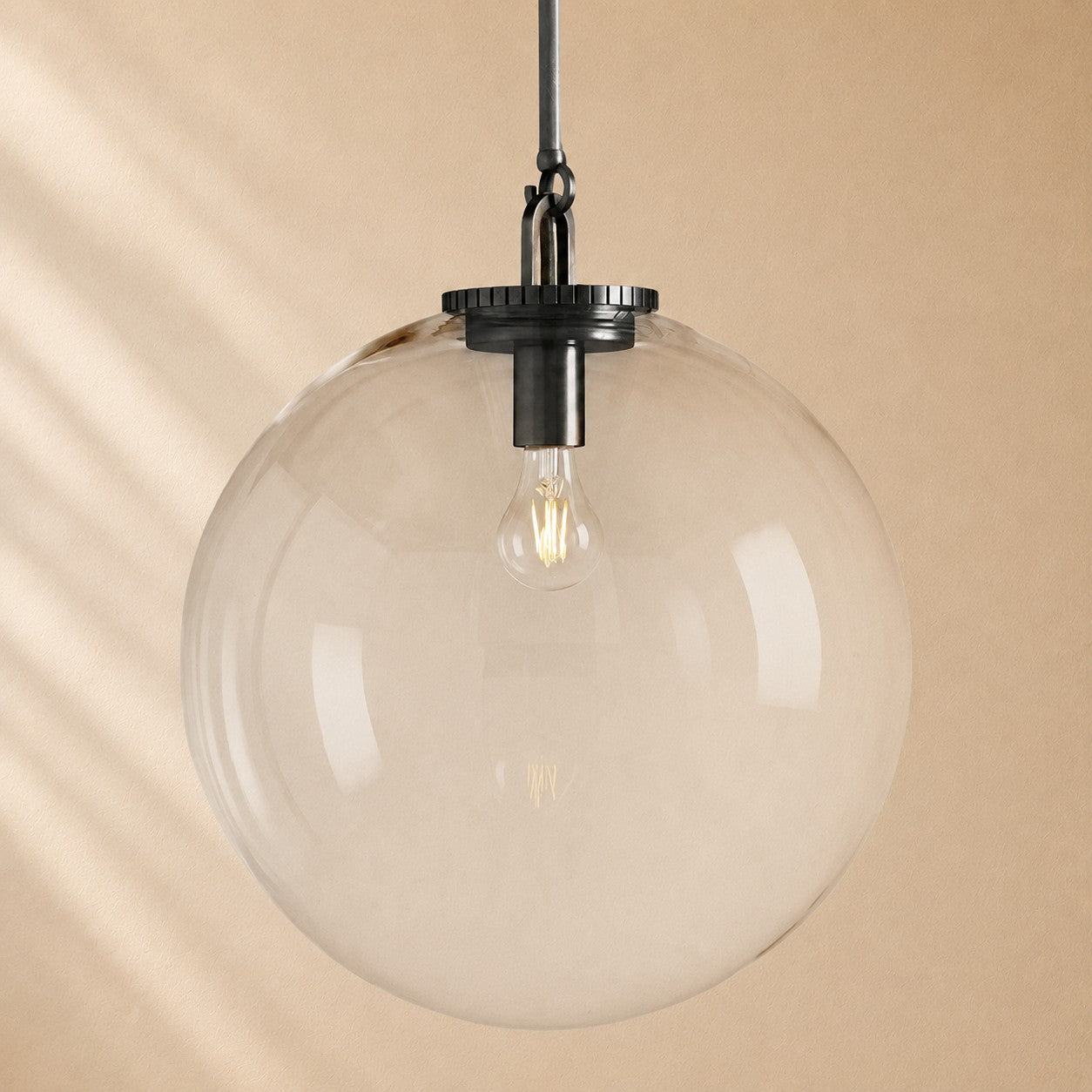 Nelson Globe Pendant with Rod