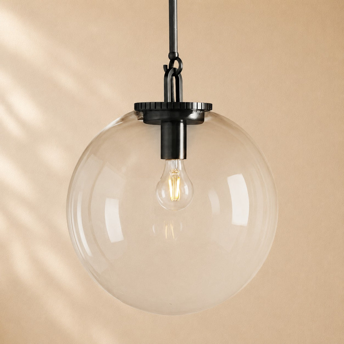 Nelson Globe Pendant with Rod