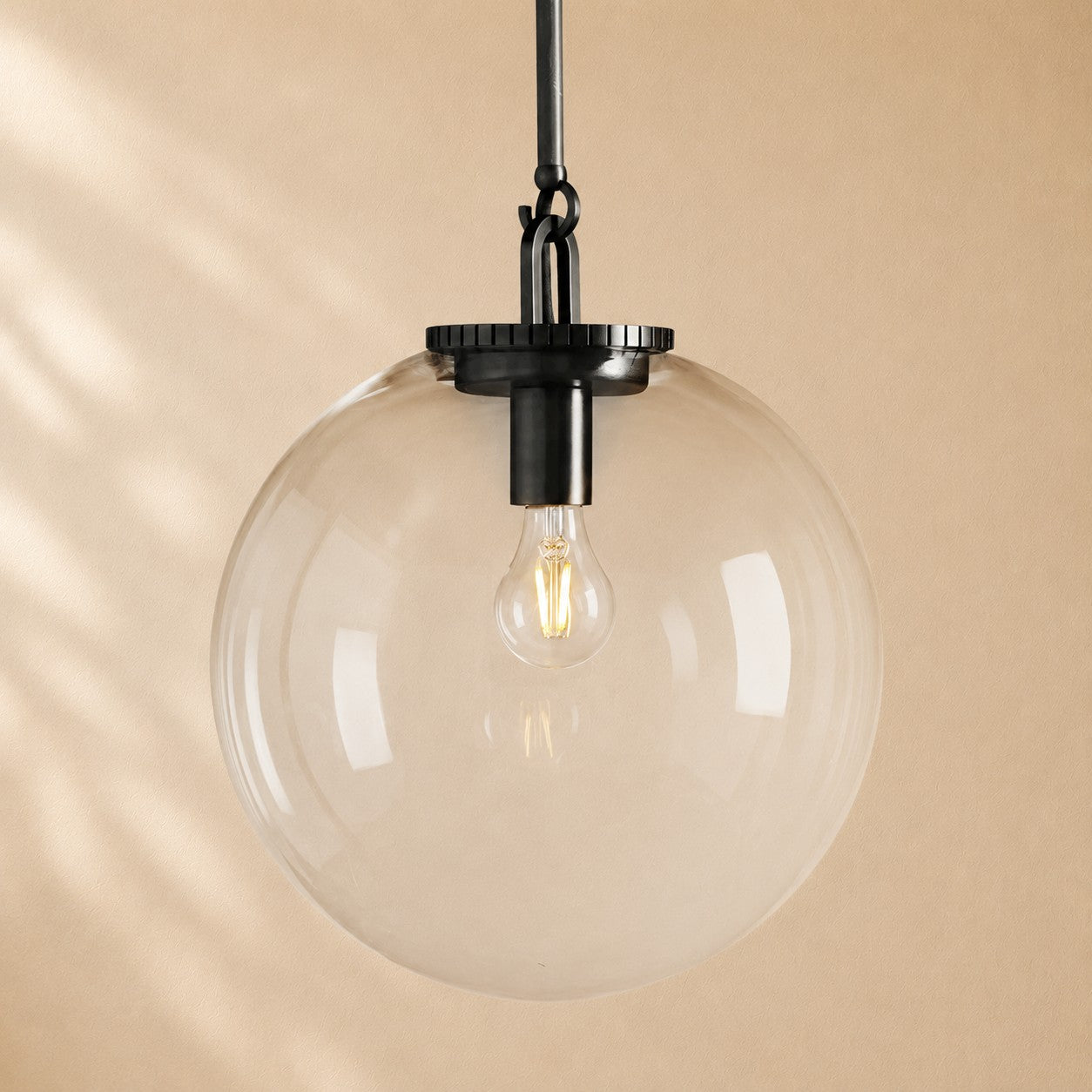 Nelson Globe Pendant with Rod