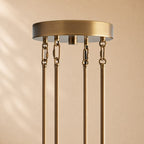 Norris Art Glass Round Chandelier 48"