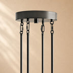 Norris Art Glass Round Chandelier 60"