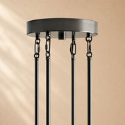 Norris Art Glass Round Chandelier 60"