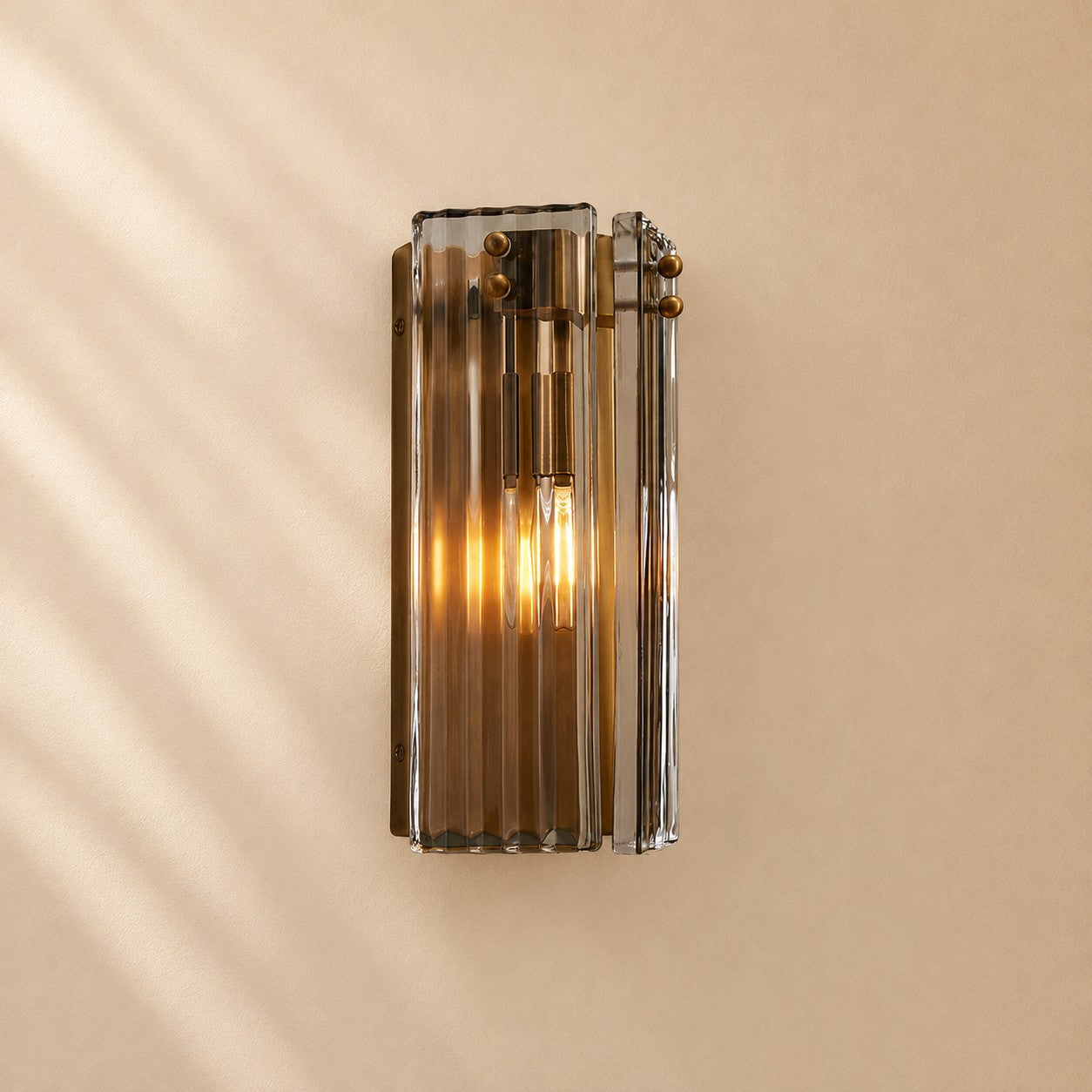 Norris Fluted Glass Wall Sconce