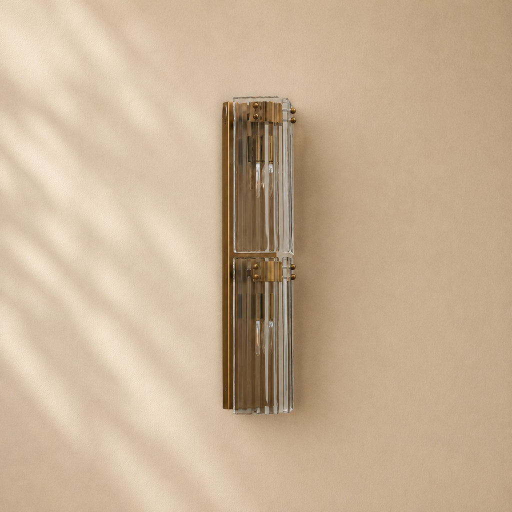Norris Fluted Glass Wall Sconce