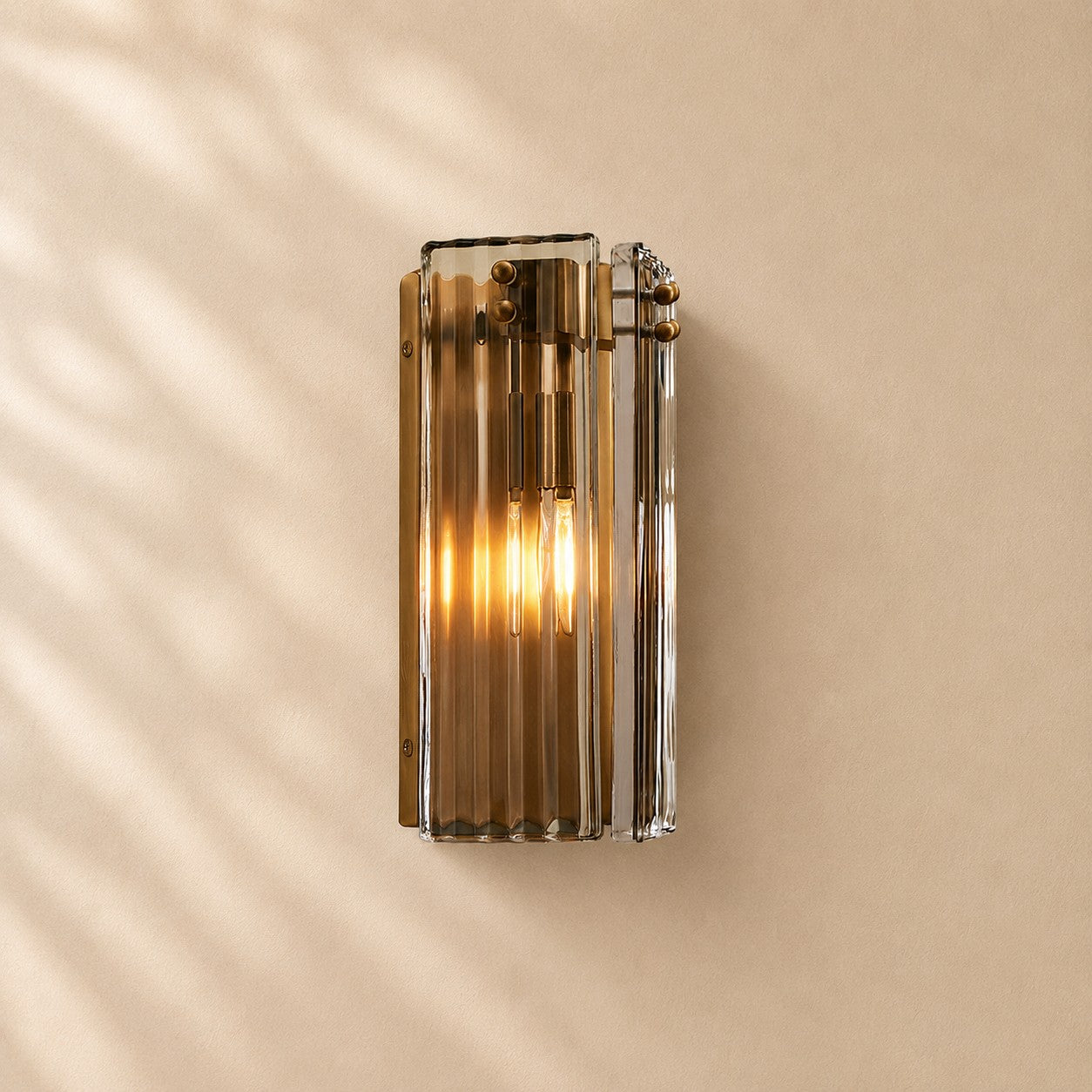 Norris Fluted Glass Wall Sconce