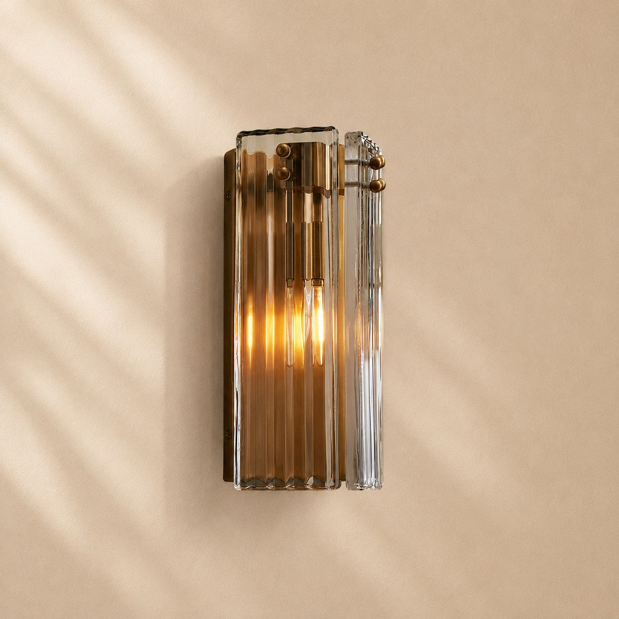 Norris Fluted Glass Wall Sconce
