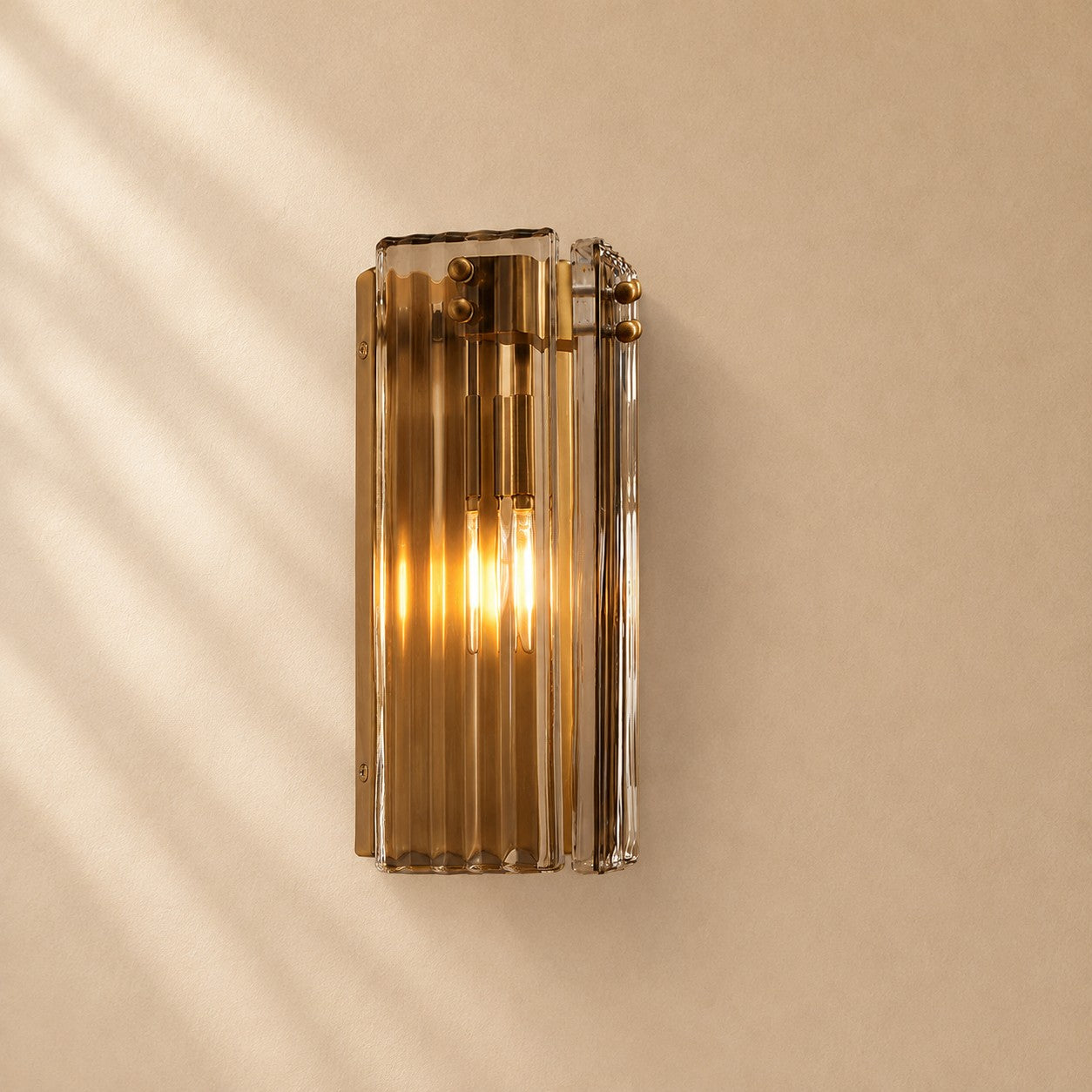 Norris Fluted Glass Wall Sconce