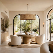 Pater Jute Fringe Round Chandelier
