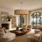 Pater Jute Fringe Round Chandelier