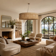 Pater Jute Fringe Round Chandelier