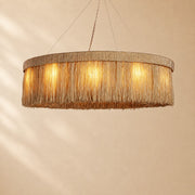 Pater Jute Fringe Round Chandelier