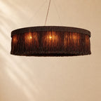 Pater Jute Fringe Round Chandelier