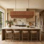 Penn Rattan Linear Chandelier