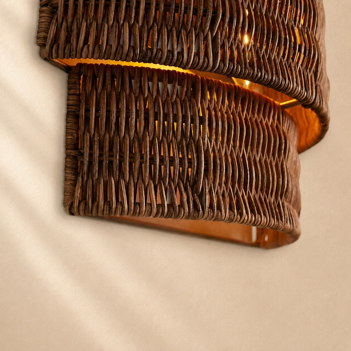 Penn Rattan Wall Sconce