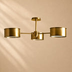 Pullan 3-Light Metal Semi-Flush Mount