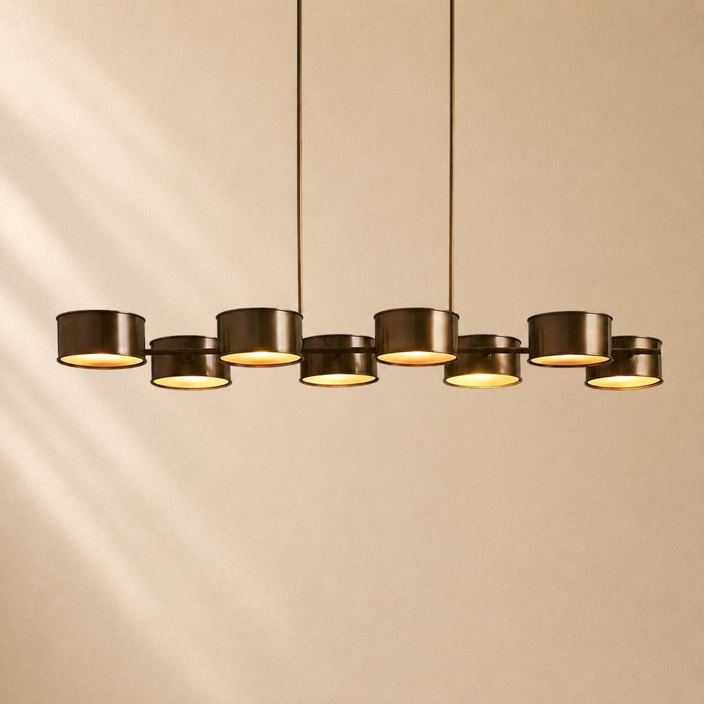 Pullan Linear Metal Drum Chandelier