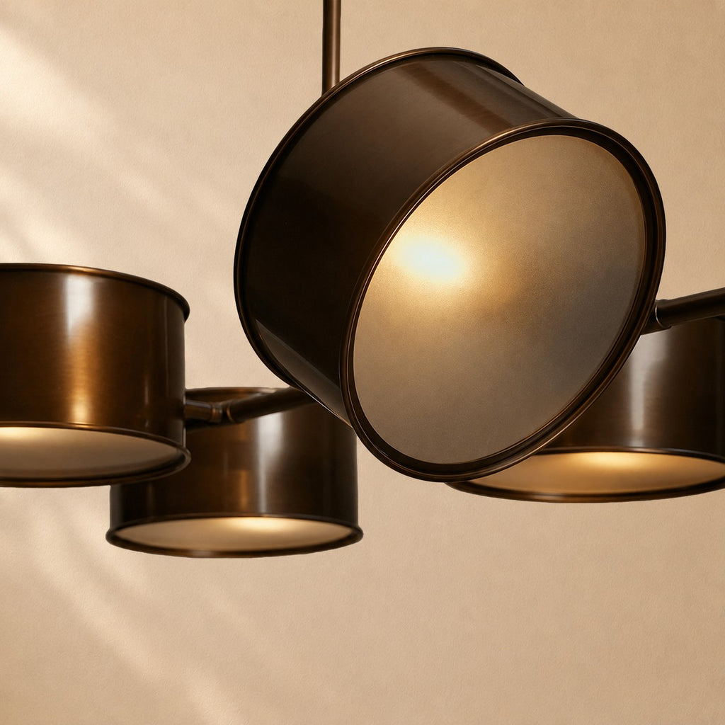 Pullan Linear Metal Drum Chandelier