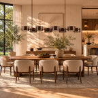 Pullan Linear Metal Drum Chandelier