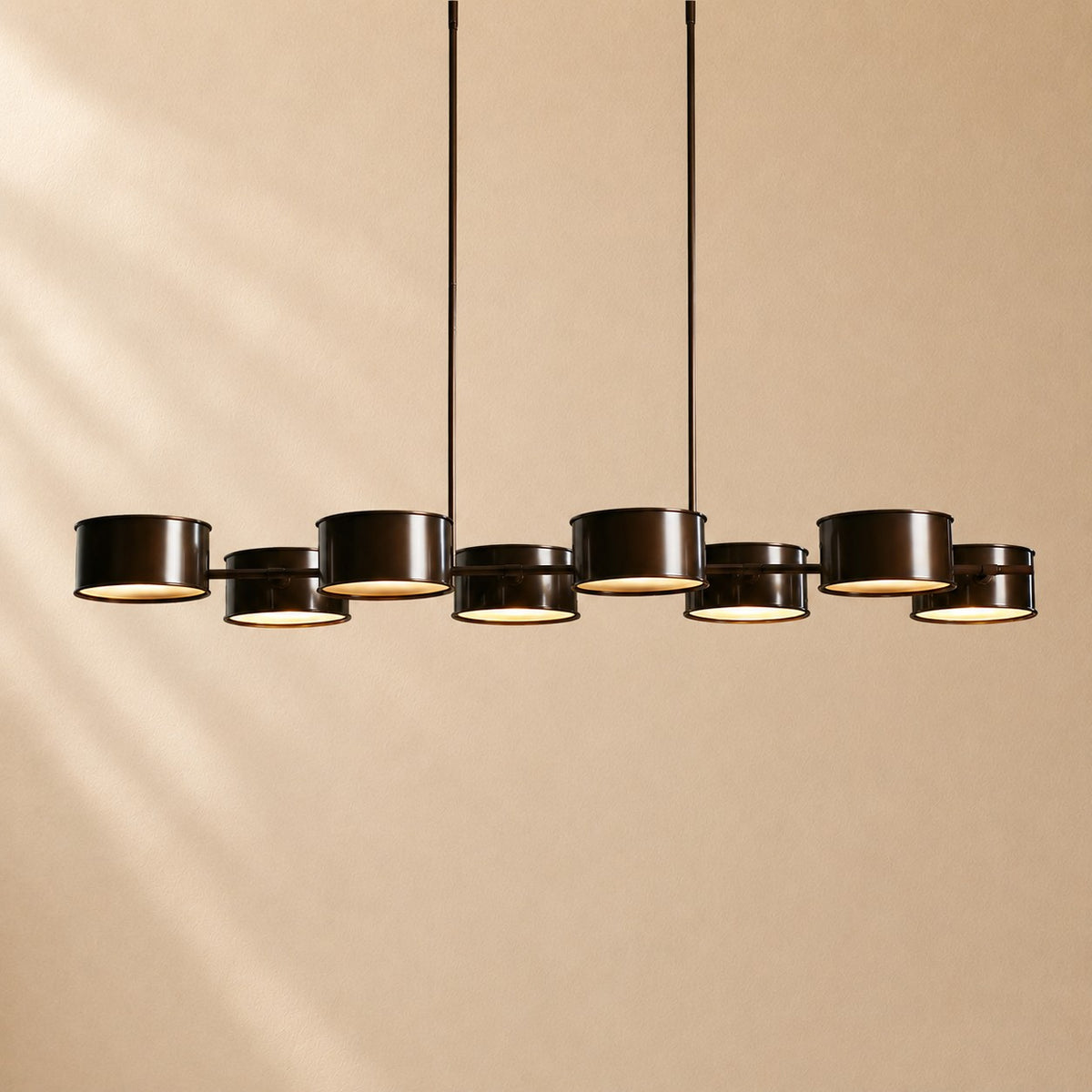 Pullan Linear Metal Drum Chandelier