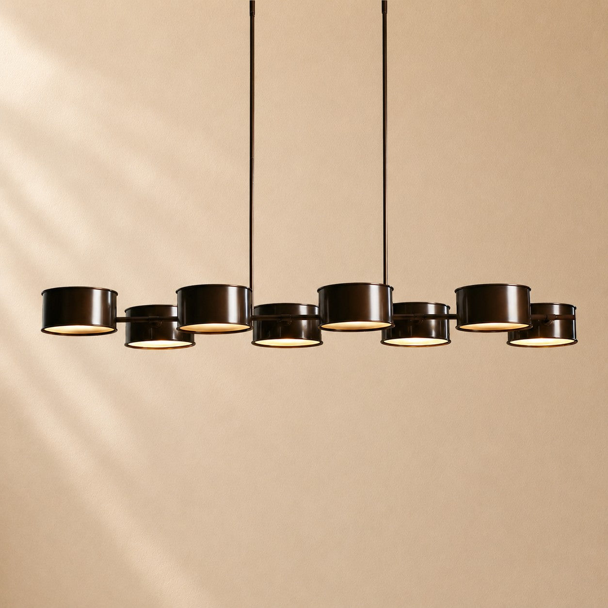 Pullan Linear Metal Drum Chandelier