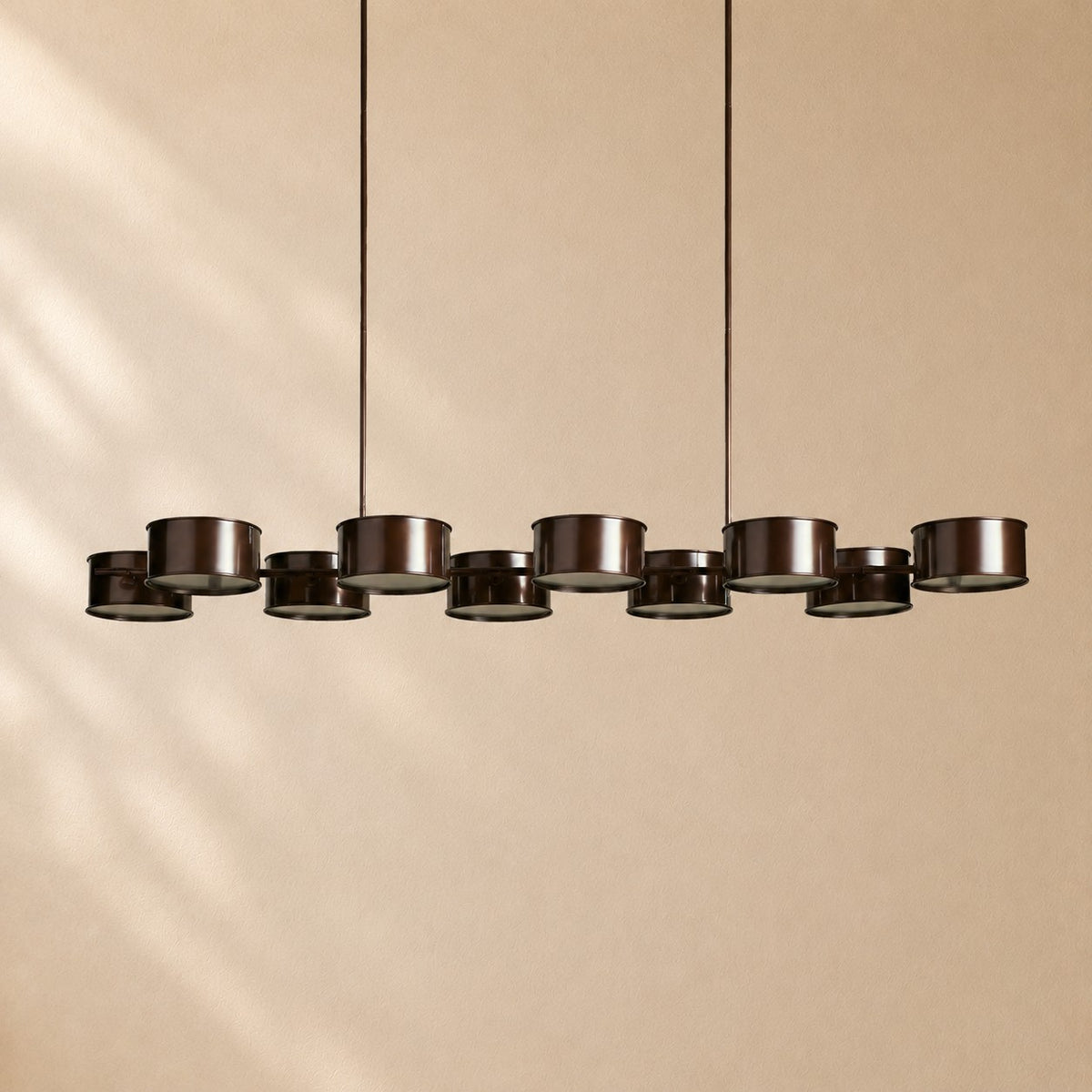 Pullan Linear Metal Drum Chandelier