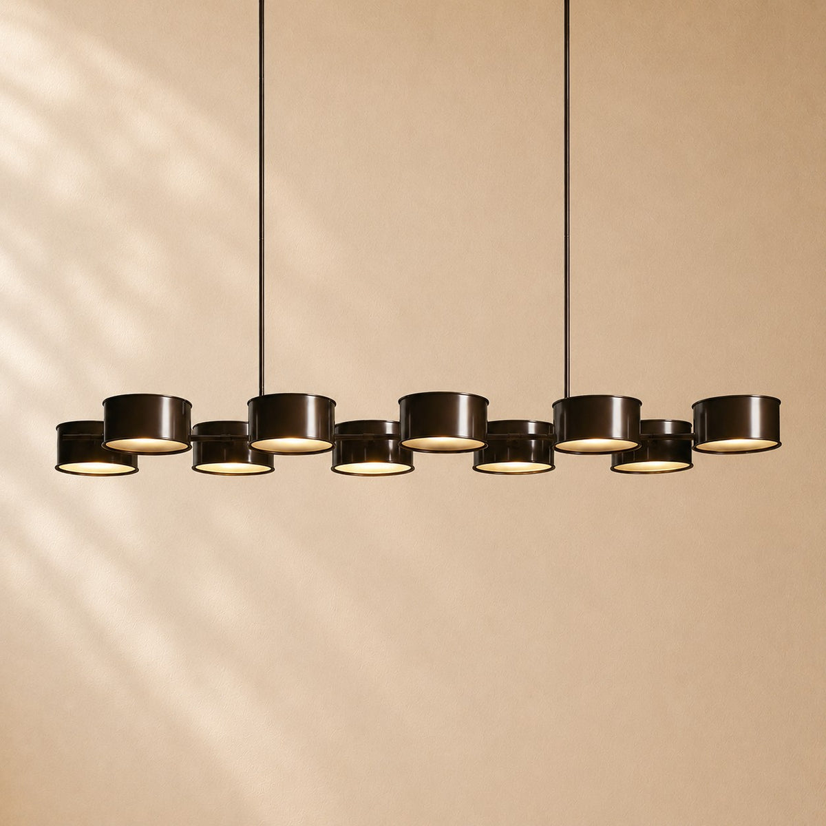 Pullan Linear Metal Drum Chandelier