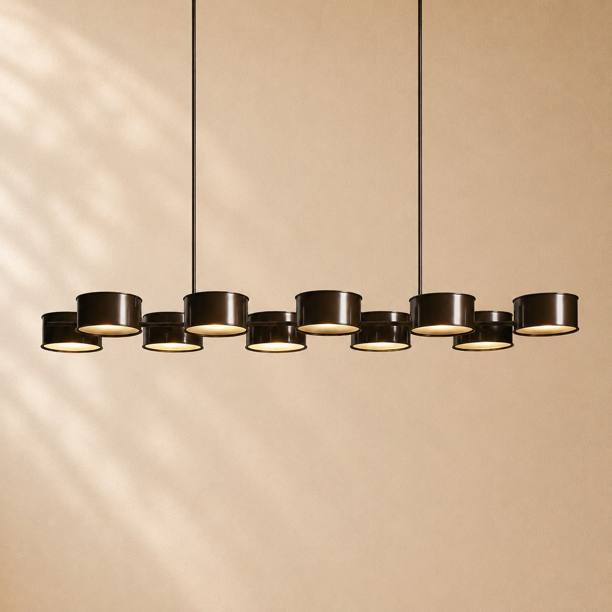 Pullan Linear Metal Drum Chandelier