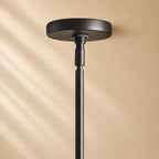 Samue Bronze Glass Chandelier