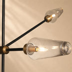 Samue Bronze Glass Chandelier
