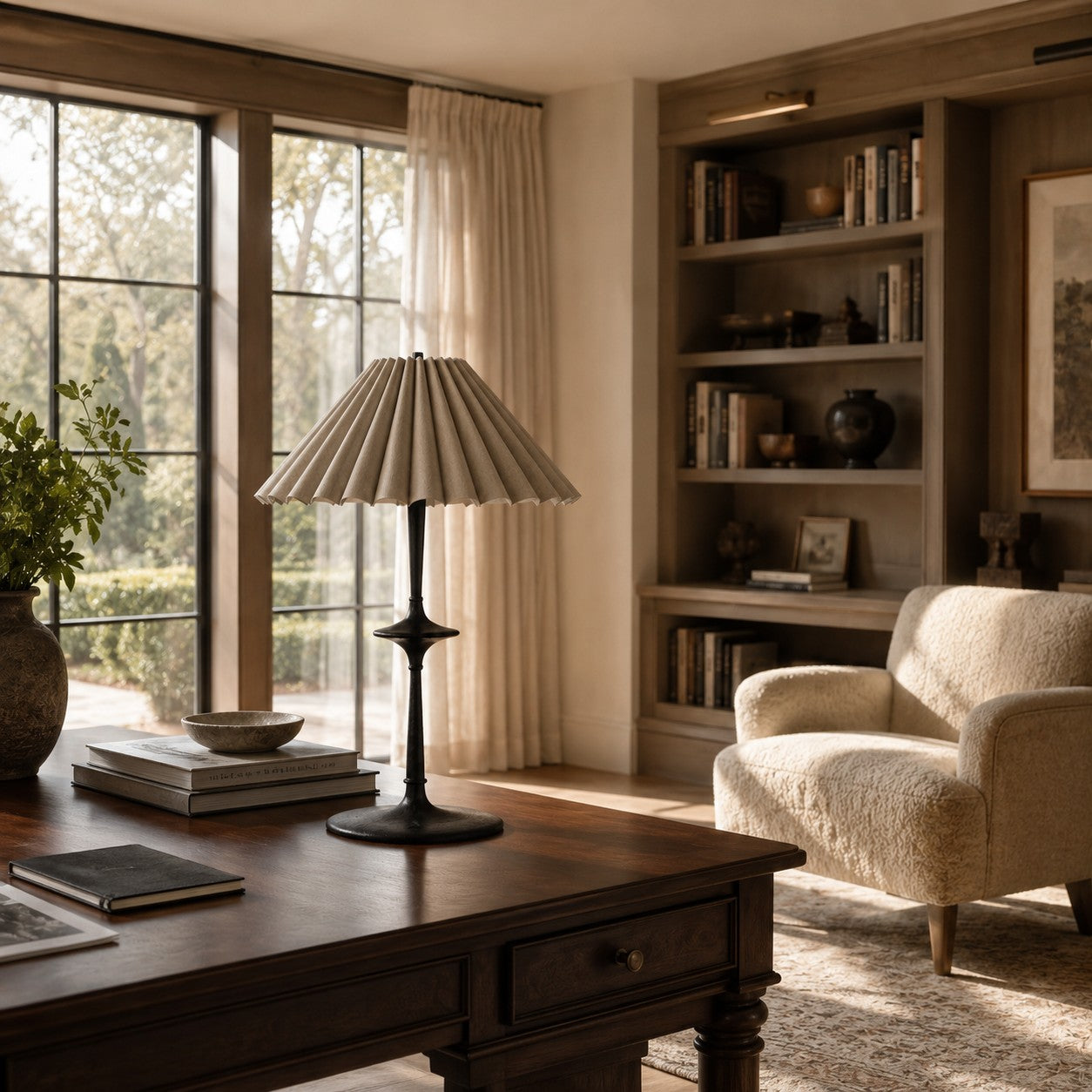 Sander Pleated Table Lamp