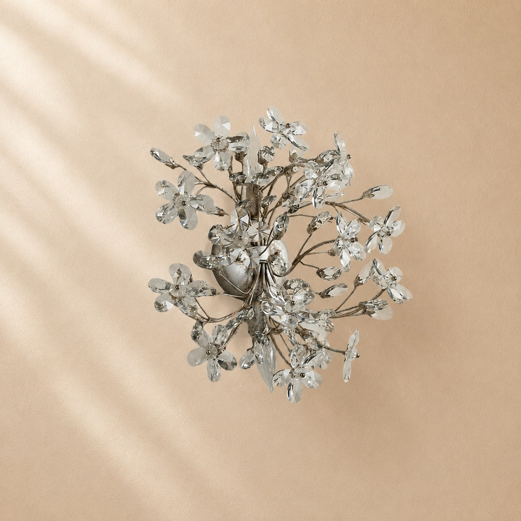 Susan Crystal Blossom Wall Sconce