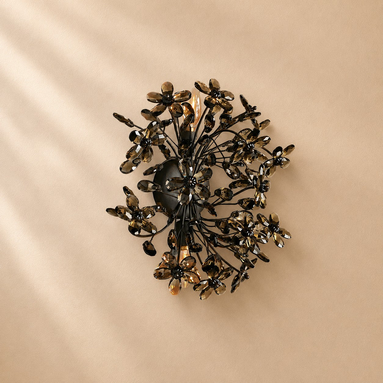 Susan Crystal Blossom Wall Sconce