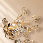 Susan Crystal Floral Flush Mount