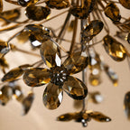Susan Crystal Floral Flush Mount