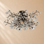 Susan Crystal Floral Flush Mount